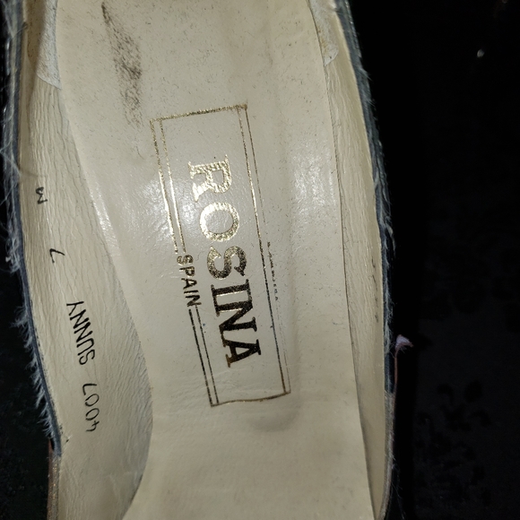 Leather Italian Rosina Heel Shoes - Picture 3 of 4